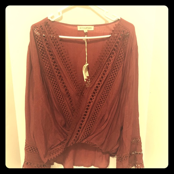 SOLD By Together Boho Blouse - Picture 1 of 1